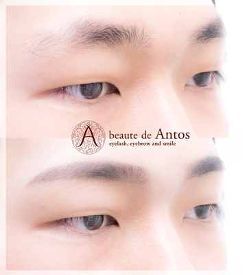 メンズ眉 男性用の簡単 自然な眉メイクが人気です アントス 埼玉県 大宮 のまつげエクステ まつげパーマ 眉毛専門店 高品質 心のこもったおもてなしと快適な空間でくつろげるサロン
